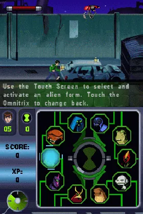 Ben 10 - Alien Force - Vilgax Attacks (USA) (En,Fr,De,Es,It) screen shot game playing